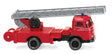 Mercedes-Benz LP 321 Fire Turntable Ladder Truck - Assembled -- Fire Department (red, silver, unlettered)