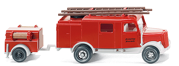 Emergency Vehicles - LF 8 w/Trailer -- Fire Brigade