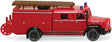 1962 Eckhauber LF 16 Fire Truck - Assembled -- Red