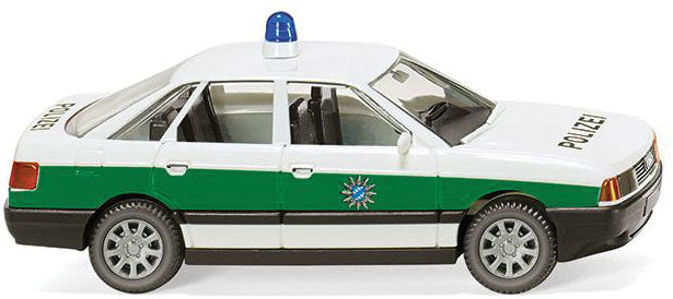 1986-1991 Audi 80 Sedan - Assembled -- Bavarian Police (white, green, German Lettering)