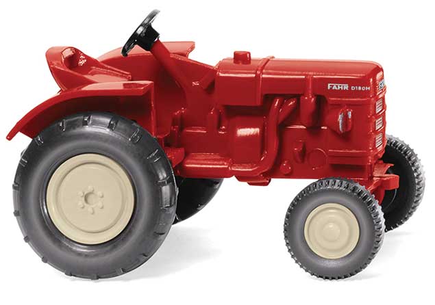 1954-1958 Fahr D180H Farm Tractor - Assembled -- Red