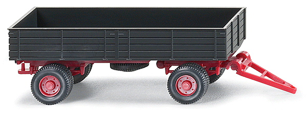 Farm Machinery - Trailers -- 2-Axle Type (red, green)