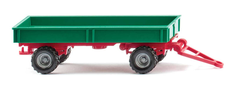 1968-1982 Low-Side Agricultural Trailer - Assembled -- Green, Red-1