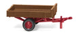 1956-1961 Allgaier Single-Axle Trailer - Assembled -- Fawn Brown