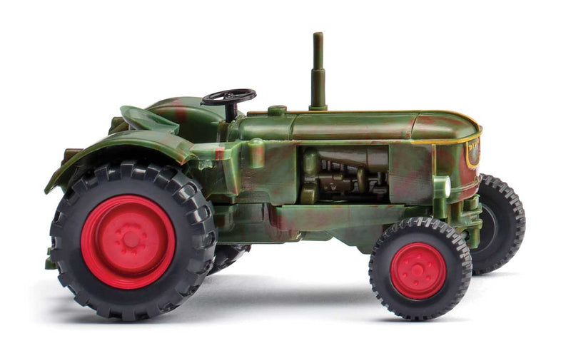 1957-1965 Deutz D40 Farm Tractor - Assembled -- Weathered (green, red)