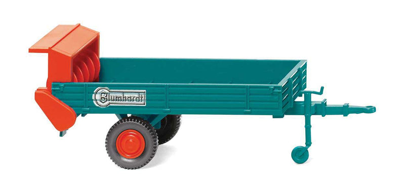 1949-1960 Blumhardt Manure Spreader - Assembled -- Blue, Red