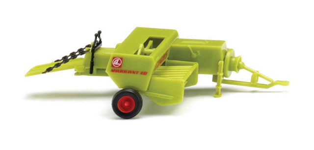 1966-1975 Claas Markant Hay Baler Trailer - Assembled -- Green, Red