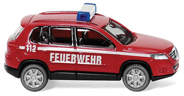 Volkswagen Tiguan SUV - Assembled -- Fire Department (red, white, German Lettering)