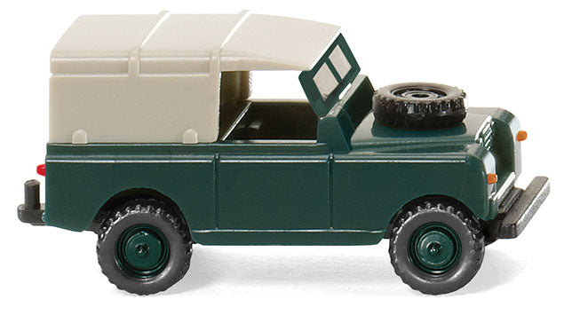 1958 Land Rover 88 Open-Cab SUV w/Folding Roof - Assembled -- Teal Green