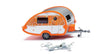 T@B Camping Trailer - Assembled -- Mexican Sunset (orange, white, silver)