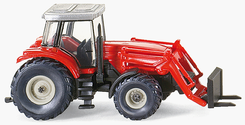 Massey-Ferguson MF 8280 Tractor w/Front Fork - Assembled -- Red