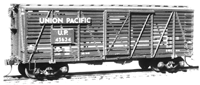 Harriman Standard 40' S-40-5 Stock Car Modernized 1940s-1970 -- UP