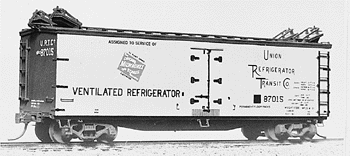40' AC&F Reefer URTC/Milw 1927-29