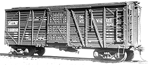 36' Stock Car -- CMStP/MILW w/Drop Bottom Floor