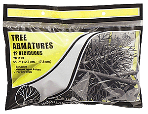 Tree Armatures - Deciduous -- 5 to 7"  12.7 to 17.8cm pkg(12)-1