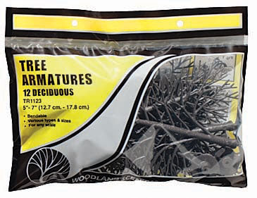 Tree Armatures - Deciduous -- 5 to 7"  12.7 to 17.8cm pkg(12)-2