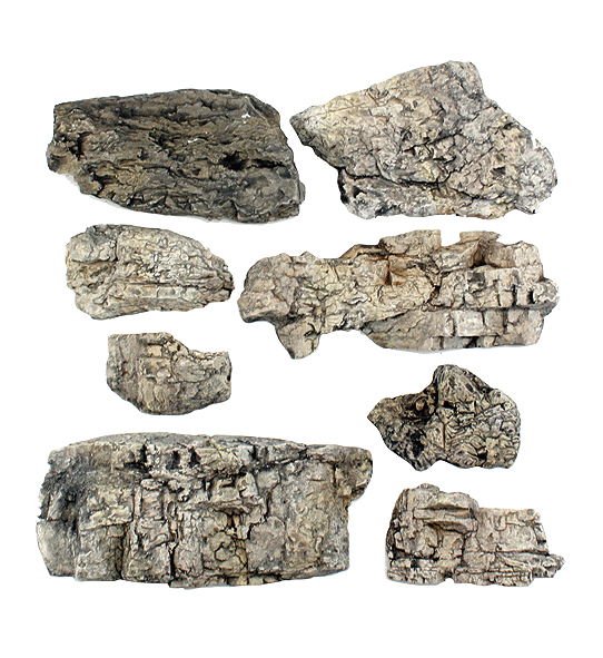 Faceted Rocks - Ready Rocks -- 8 Pieces-1