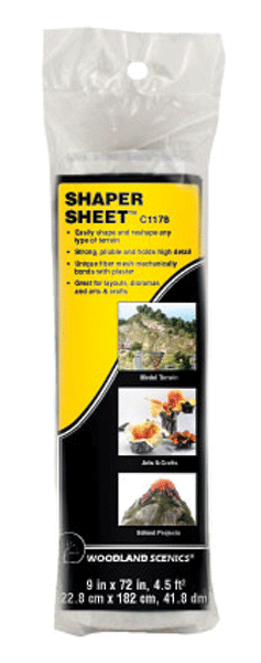 Shaper Sheet(TM) -- Roll - 9 x 72"  22.9 x 183cm