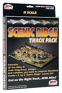 Scenic Ridge(R) Track Pack -- Use with #785-1482 3 x 6' Scenic Ridge Layout-1