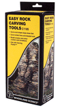 Rock Carving Tool Set -- Strata Brush, Chisel & Duster-1