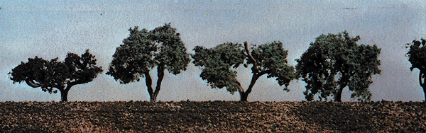 Small Tree Kits - Deciduous -- Forked Trunk - 2-1/4"  5.6cm Tall pkg(4)