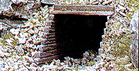 Culverts (Hydrocal Plaster Castings) pkg(2) -- Timber