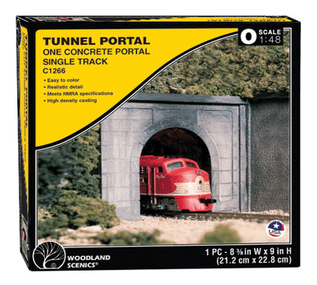 Concrete Tunnel Portal -- 8-3/8 x 9"  21.2 x 22.8cm