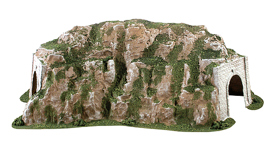 Ready Landform - Tunnel -- Curved; 15-1/2 Wide x 25-3/4" Long  39.3 x 65.4cm