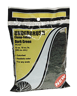 Underbrush Clump-Foliage  18 cu.in. -- Dark Green-1