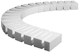 Risers - SubTerrain System -- 1/2" x 2'  1.3 x 61cm pkg(4)-1