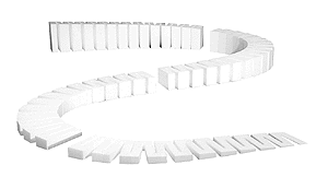 Incline Set - SubTerrain System -- 2% Grade 8-24"  61cm Section