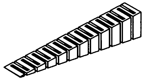 Incline Set - SubTerrain System -- 4% Grade 4 - 24"  61cm Section