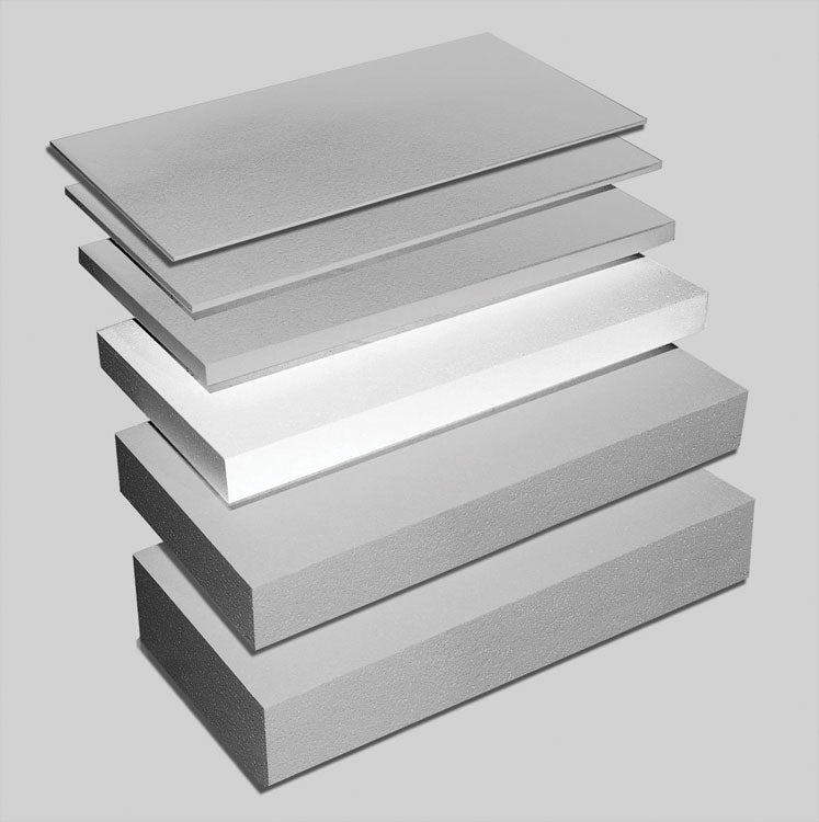 Foam Sheet - SubTerrain System -- 24 x 12 x 2"  61 x 30.5 x 5.1cm