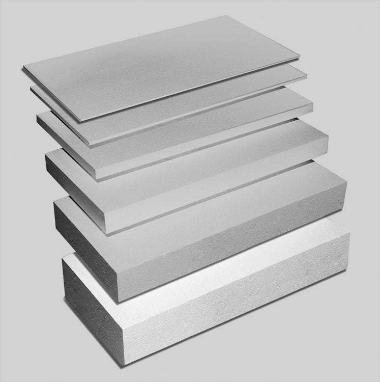 Foam Sheet - SubTerrain System -- 24 x 12 x 4"  61 x 30.5 x 10.2cm