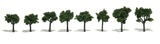 Deciduous Trees - Realistic Trees -- Medium Green 3/4 to 1-1/4"  1.9 to 3.2cm pkg(8)-2
