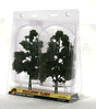 Ready-Made "Realistic Trees" - Deciduous - 7 to 8"  17.8 to 20.3cm pkg(2) -- Medium Green