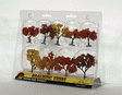 Ready Made Realistic Trees(TM) - Deciduous - Fall Mix -- 1-1/4 to 3"  3.2 to 7.6cm pkg(9)