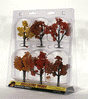 Ready Made Realistic Trees(TM) - Deciduous - Fall Mix -- 3 to 5"  7.6 to 12.7cm pkg(6)
