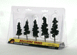 Ready Made Realistic Trees(TM) - Pines -- Conifer Green - 2-1/2 to 4"  6.4 to 10.2cm pkg(5)