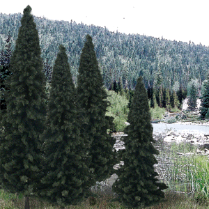 Evergreen Tree Value Pack - Ready Made Trees(TM) -- 4 - 6"  10.2 - 15.2cm pkg(13)