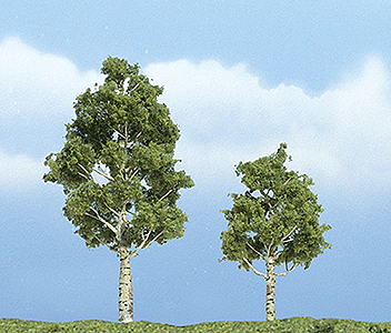 Ready Made Premium Trees(TM) - Deciduous -- Aspen - 1 Each: 2-1/4 & 2-3/4"  5.7 & 7cm