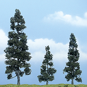 Ready Made Premium Trees(TM) - Deciduous -- Juniper - 1 Each: 5-1/8, 2-5/8 & 3-1/2"  13, 6.7 & 8.9cm