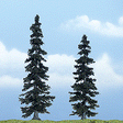Ready Made Premium Trees(TM) -- Spruce - 1 Each: 4-7/8 & 4"  12.4 & 10.2cm