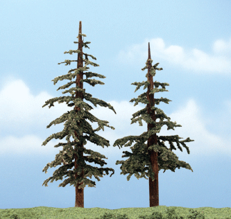 Ready Made Premium Trees(TM) -- Lodgepole Pines - 5 to 6"  12.7 to 15.2cm pkg(2)