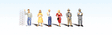 Scenic Accents(R) -- Pedestrians pkg(6)