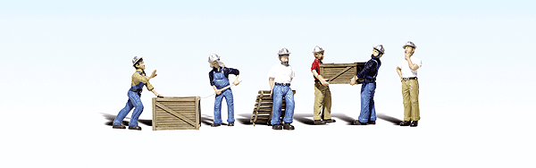 Scenic Accents(R) -- Dock Workers pkg(6)