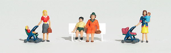 Scenic Accents(R) Figures -- Moms & Kids pkg(6)-1