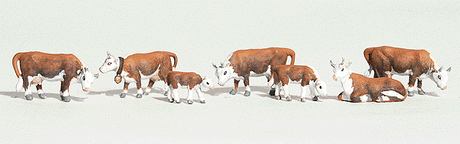 Scenic Accents(R) -- Hereford Cows pkg(7)-1