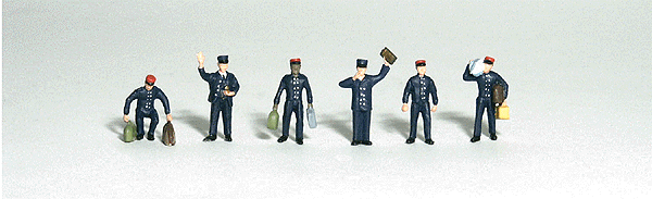 Scenic Accents(R) Figurines -- Train Personnel pkg(6)