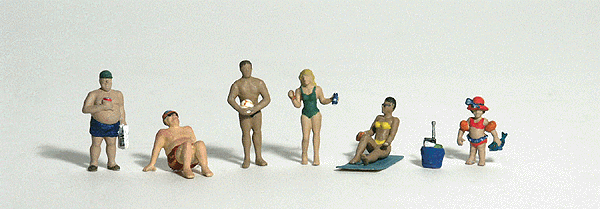 Scenic Accents(R) -- Sunbathers pkg(6)